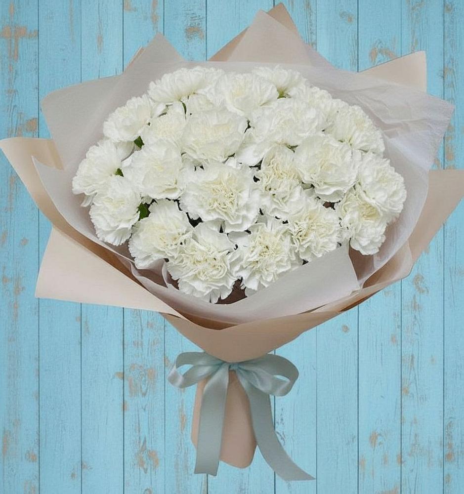 Букет цветов из: Гвоздики в Дубранивке