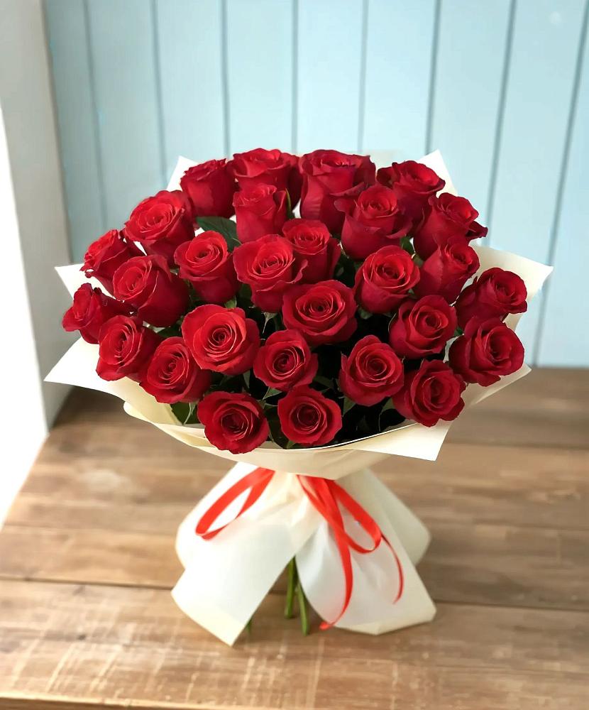 Букет 29 Красных роз в Дубранивке