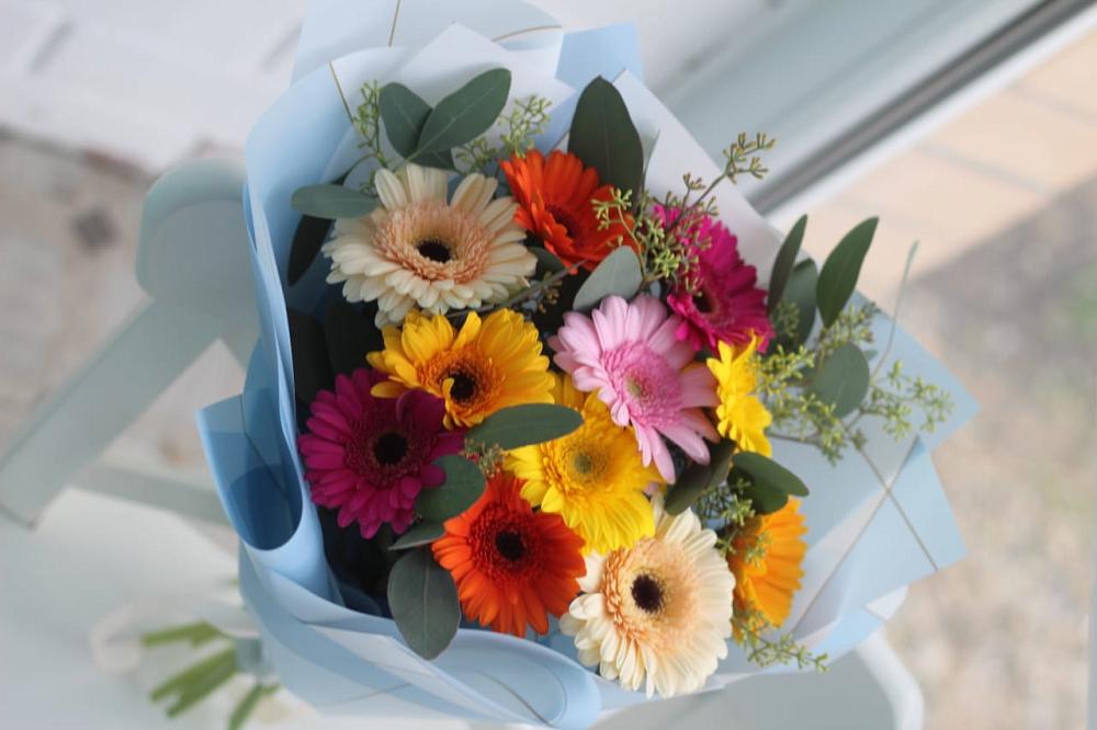 Букет цветов из: Герберы в Дубранивке