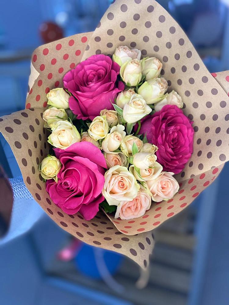 Букет цветов из: Розы в Дубранивке