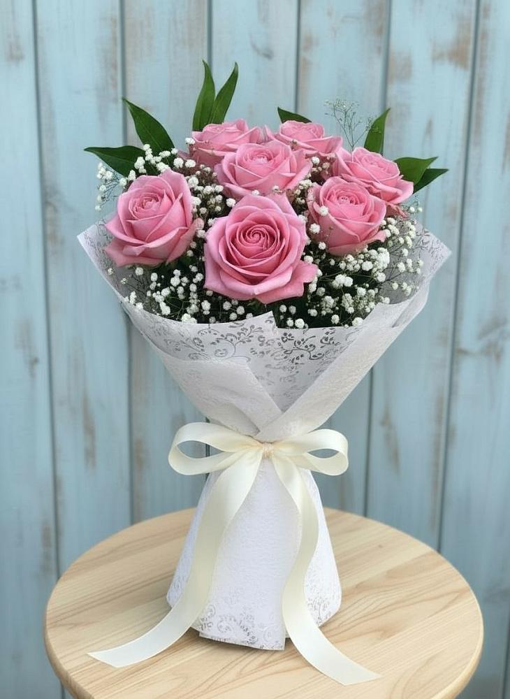 Букет цветов из: Розы в Дубранивке