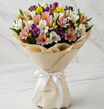 Букет цветов из:  Альстромерии #REPLACE_PRED# Дубранивке