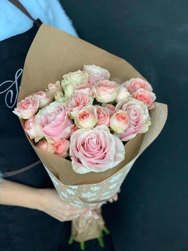 Букет цветов из: Хризантемы и Розы в Дубранивке