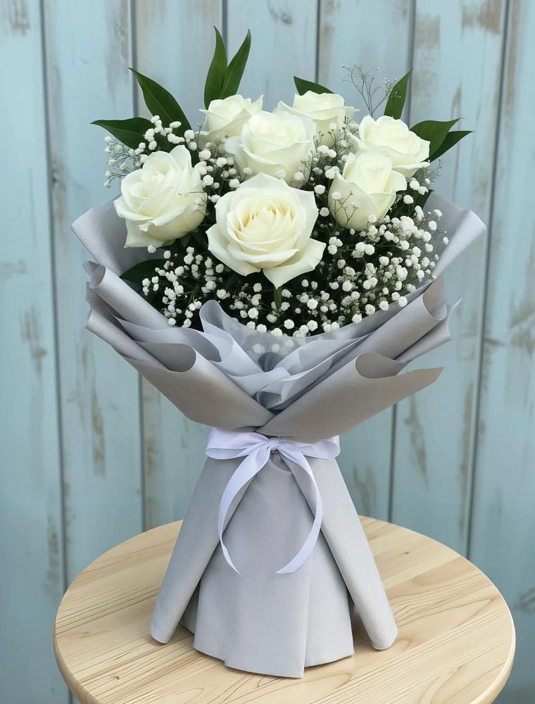 Букет цветов из: Розы в Дубранивке