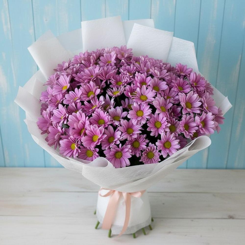 Букет цветов из: Хризантемы в Дубранивке