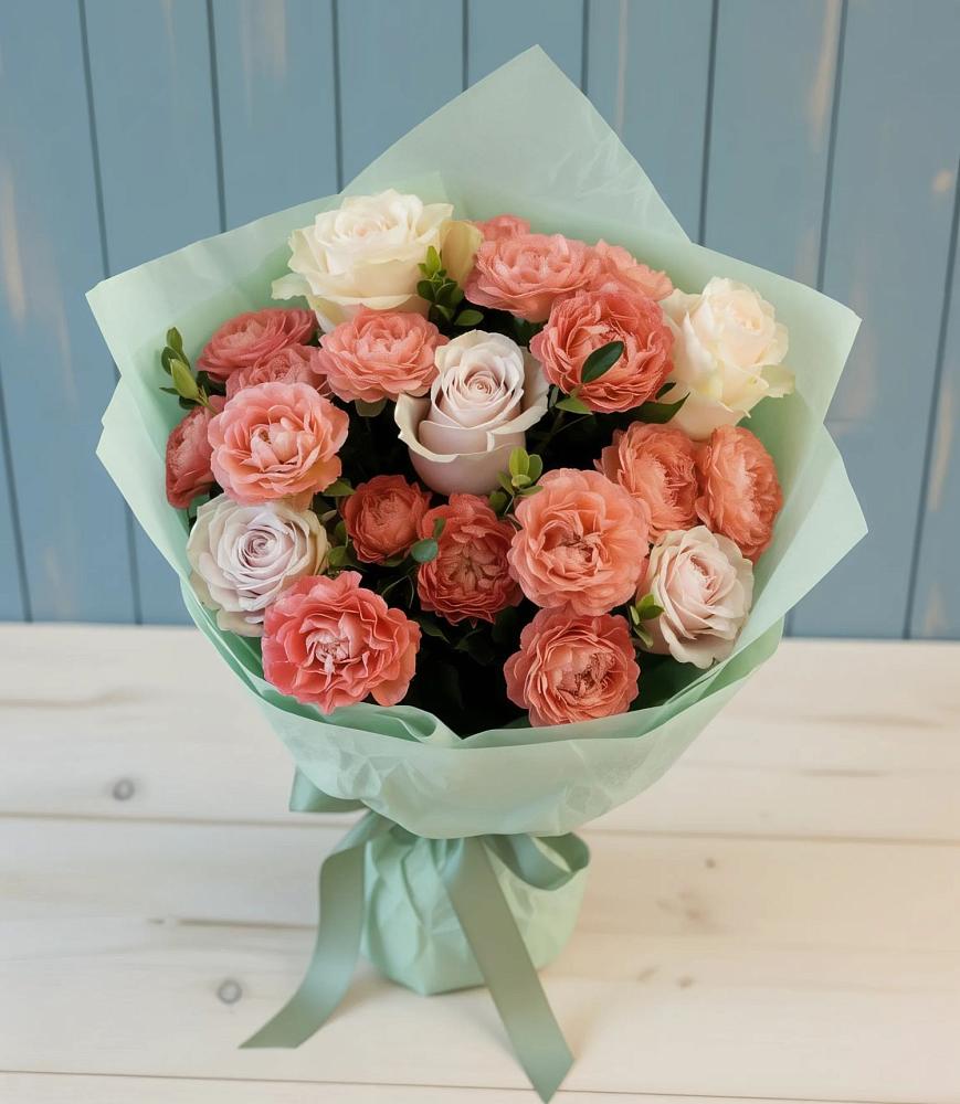 Букет цветов из: Розы в Дубранивке