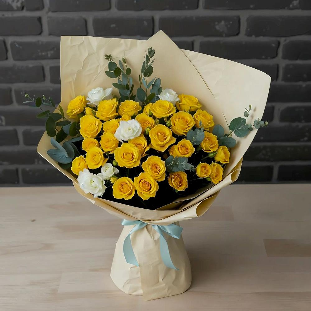 Букет цветов из: Розы в Дубранивке