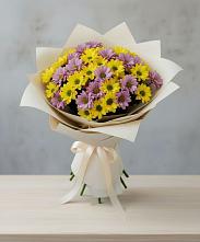 Букет цветов из:  Хризантемы в Дубранивке