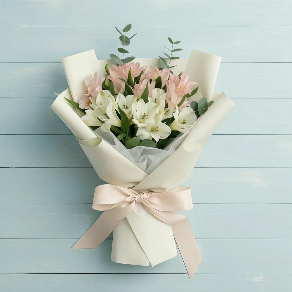 Букет цветов из: Альстромерии в Дубранивке