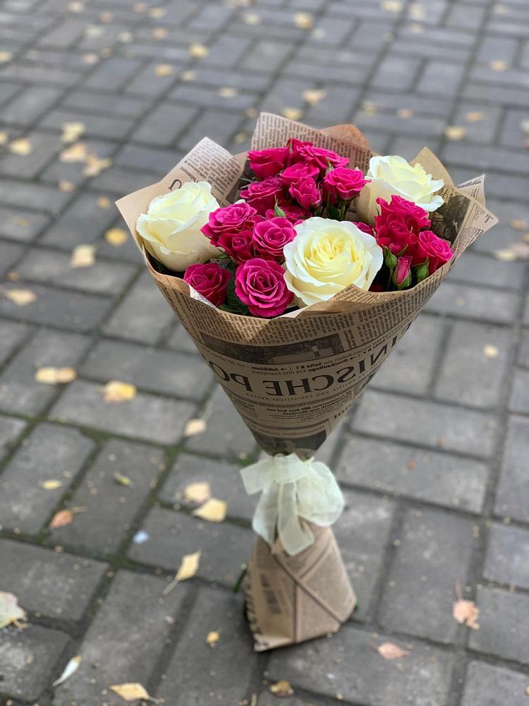 Букет цветов из: Розы в Дубранивке